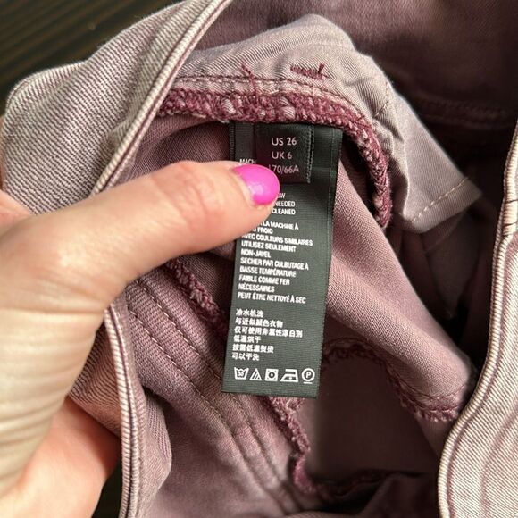 We The Free Curvy Washed Maroon Mercury Skinny Jean - Picture 7 of 8